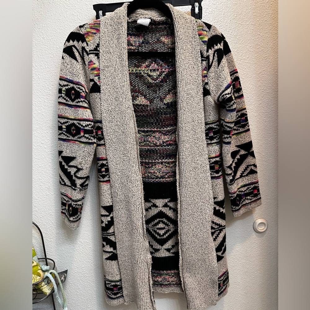 Northern Angel Colorful Aztec Boho Cardigan